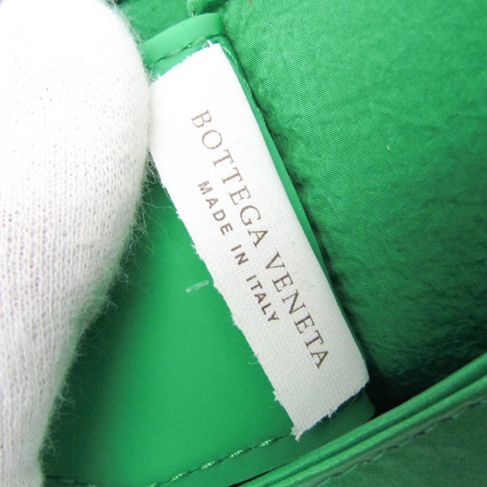 BOTTEGA VENETA Green Leather Shoulder Bag - Picture 14 of 16